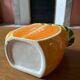 Pichet barbotine orange