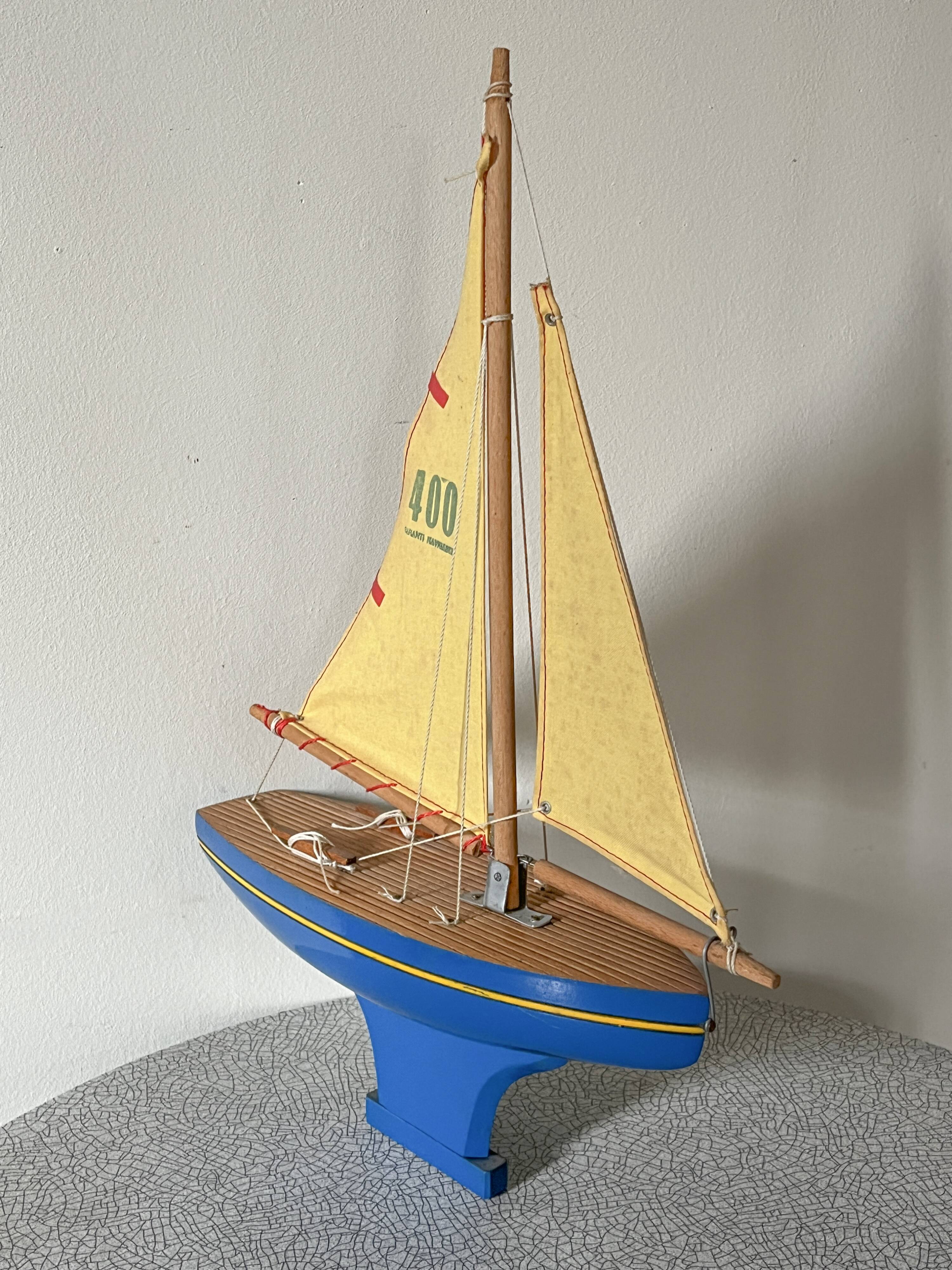 Tirot 400 basin sailboat, vintage toy