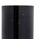 Frosted black Murano glass vase