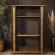 Art Deco TV Unit "Midnight Gatsby" – Matt Black & Gold – Unique Piece