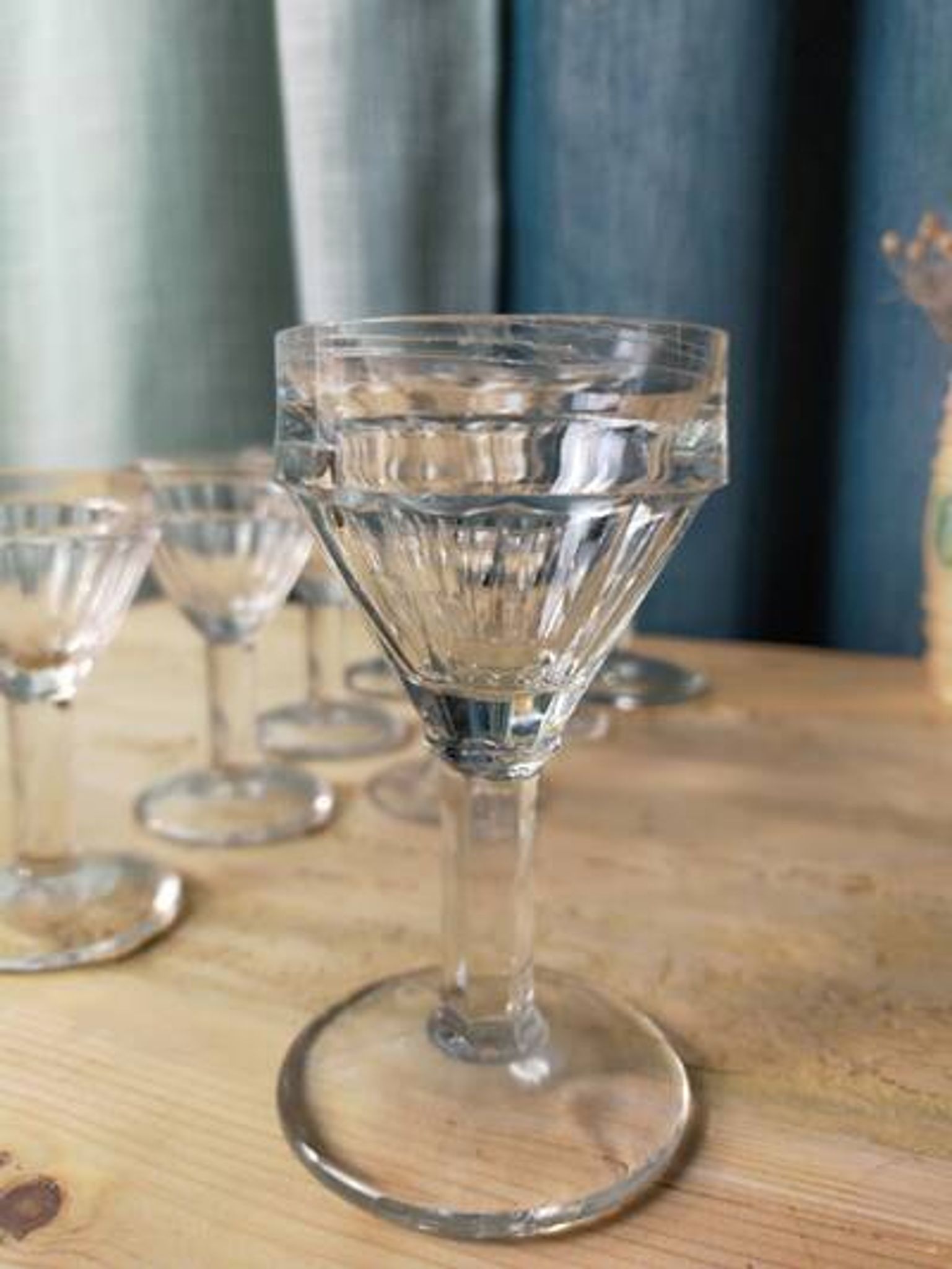 Lot de 8 Verres à pied - verres de bistrot