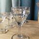 Set of 8 stemmed glasses - bistro glasses