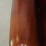 wing chair made of sheep leather