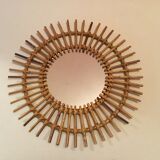 Mirror rattan Sun