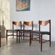 Set 4 chaises italiennes Gianfranco Frattini