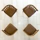 Series of 4 chairs Thonet 1960
