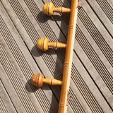 Antique wooden coat rack