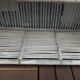 Vintage folding wicker furniture in its original condition