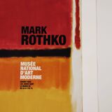 Affiche d'exposition mark rothko