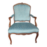 Restored Louis XV queen's armchair