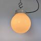 Vintage White Porcelain Pendant Light, 1970s