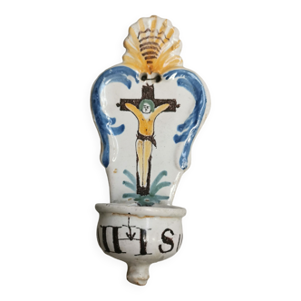 ancien Bénitier en Faience