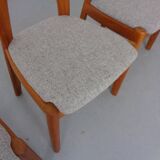 Vintage Morten Dining Chairs in Teak by Niels Koefoed for Hornslet Møbelfabrik, 1970s, Set of 4