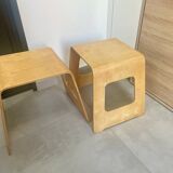Pair of benjamin ikea table stools 1990