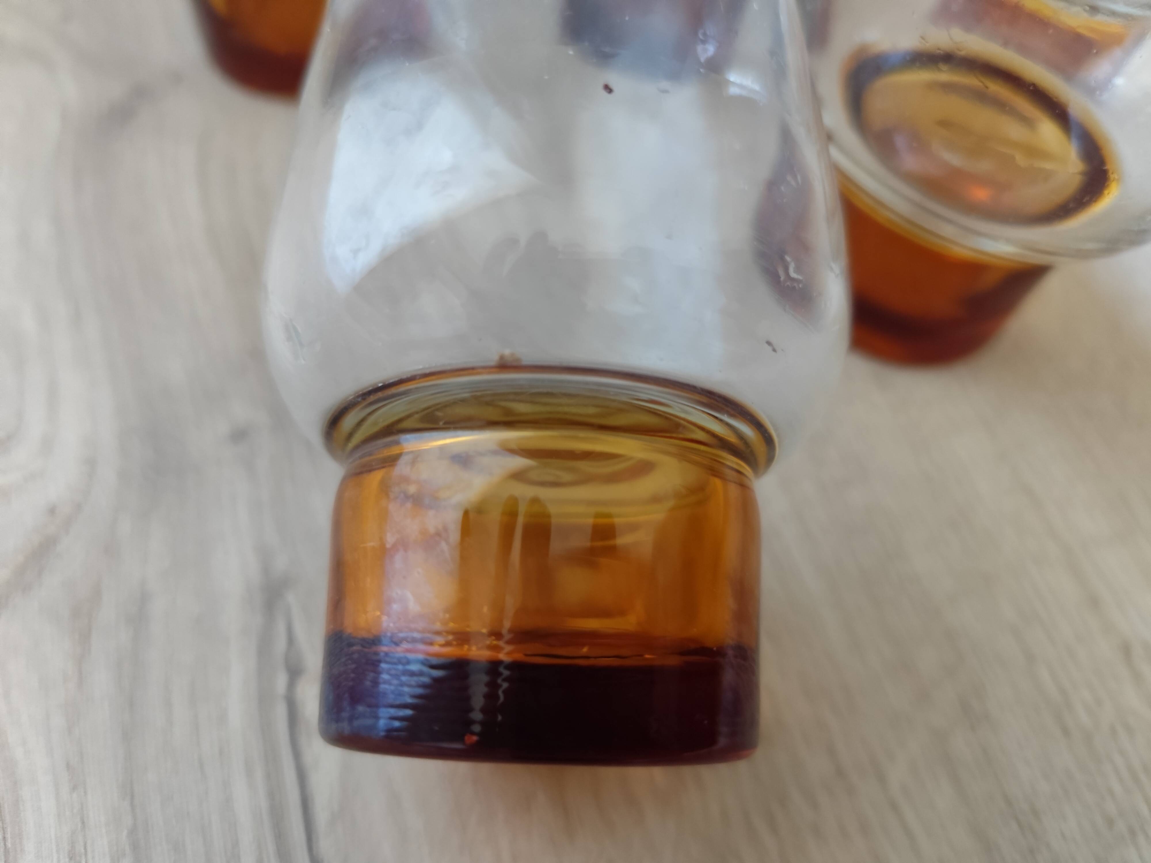 Série de 5 verres chope verre coloré 37 Cl Luminarc Années 60/70 vintage