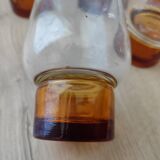 Série de 5 verres chope verre coloré 37 Cl Luminarc Années 60/70 vintage