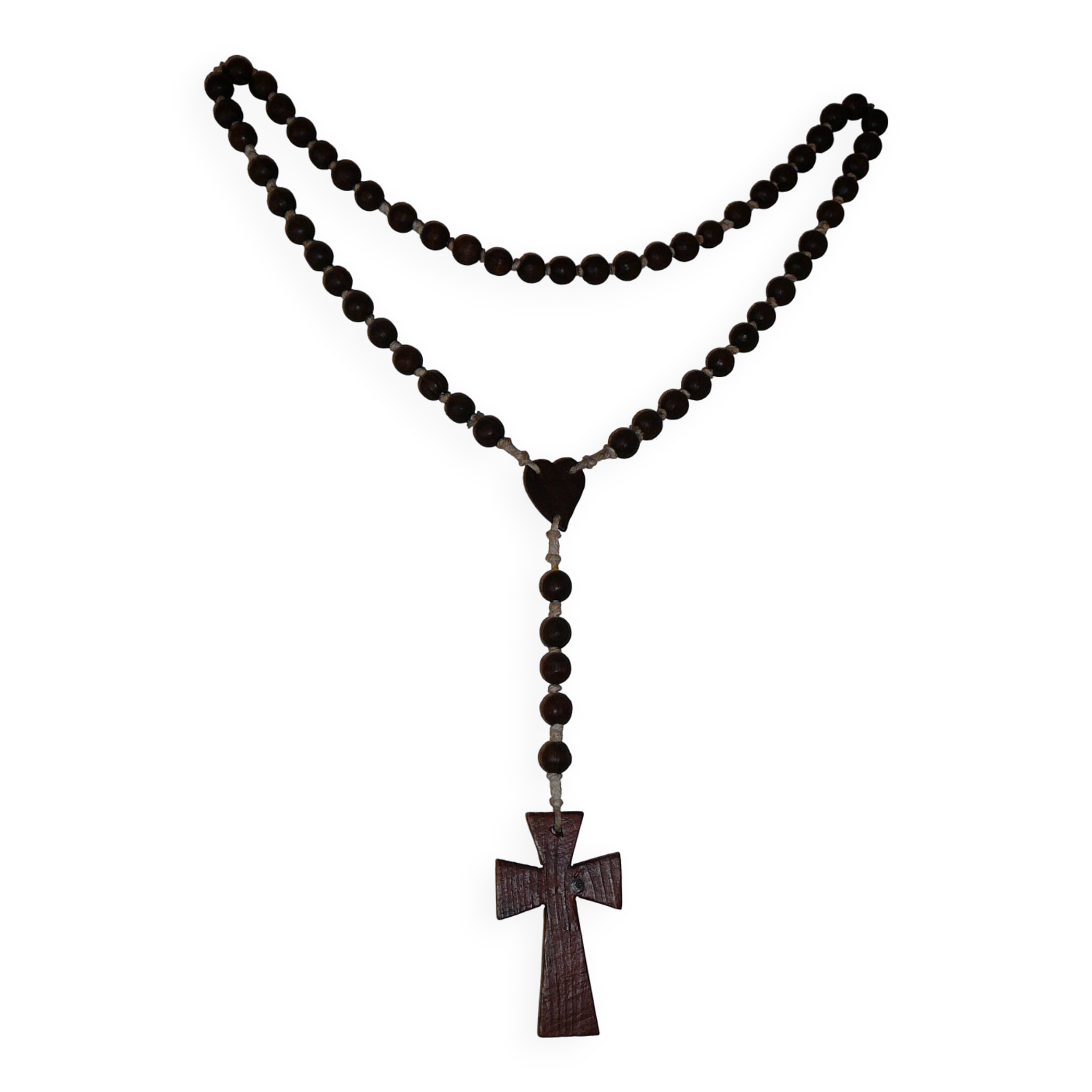 large wooden rosary