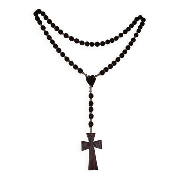 large wooden rosary