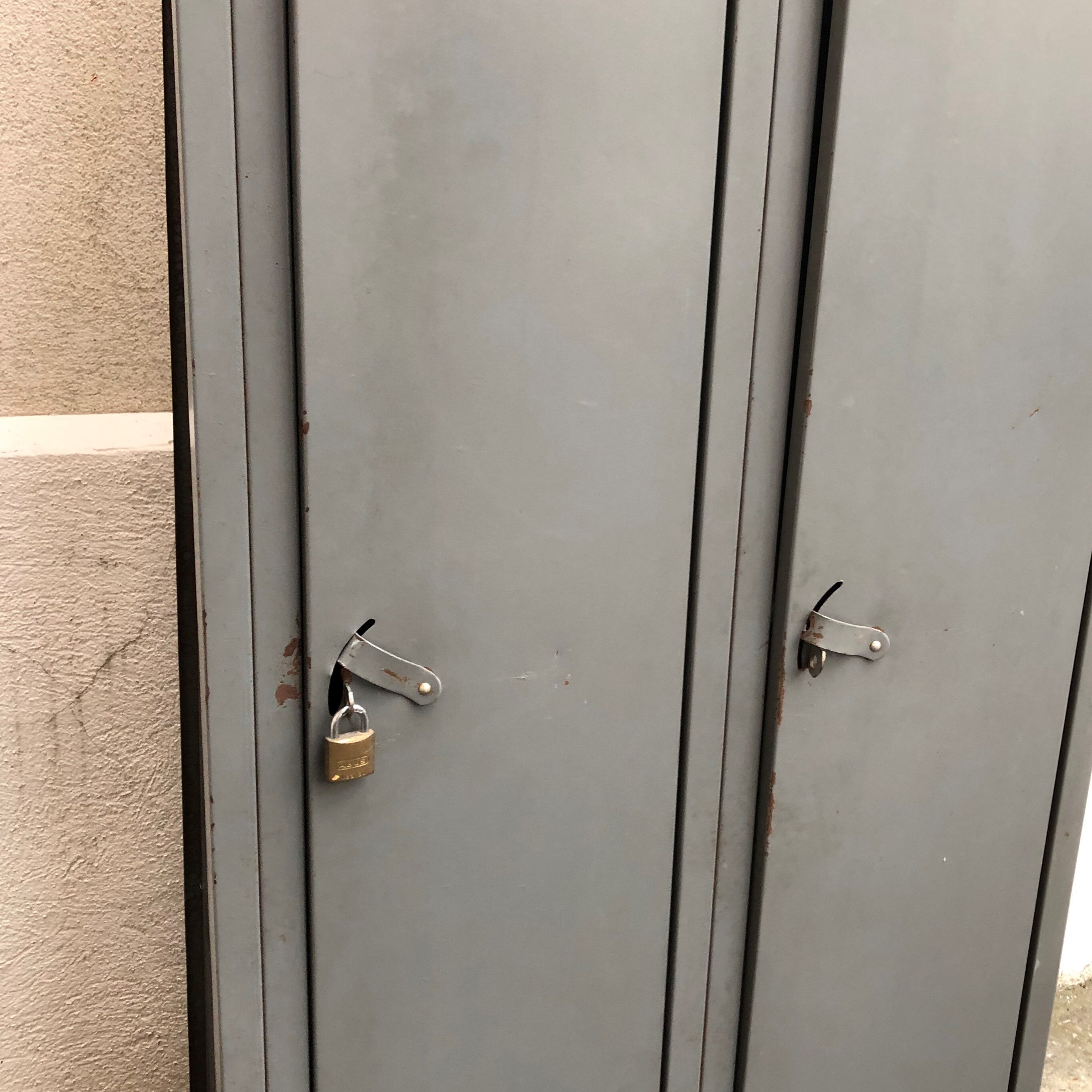 Former factory locker room