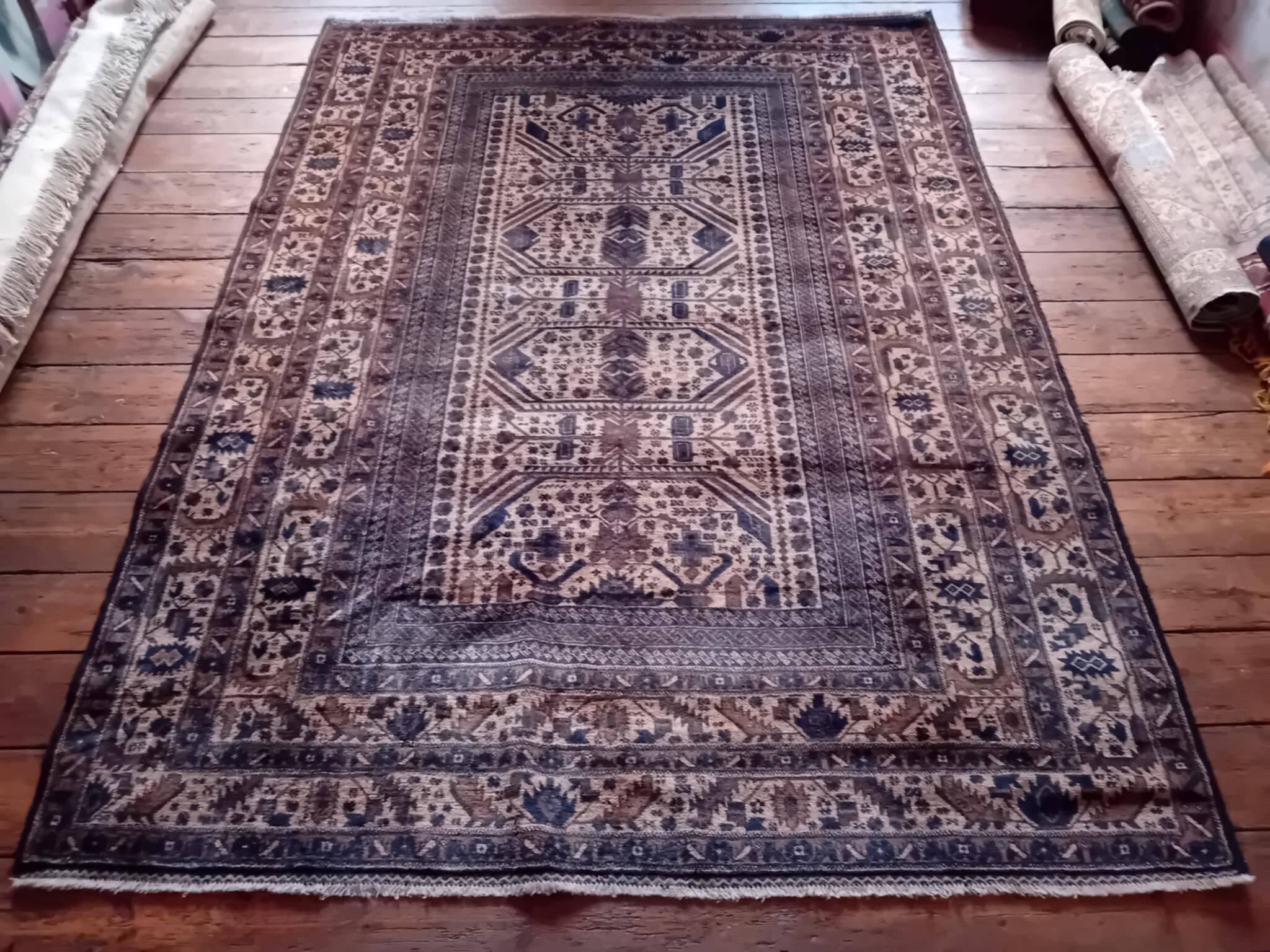 Tapis Beloutch Afghan fait main 283x209cm