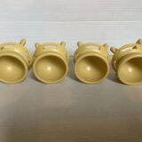 Four rotating egg cups
