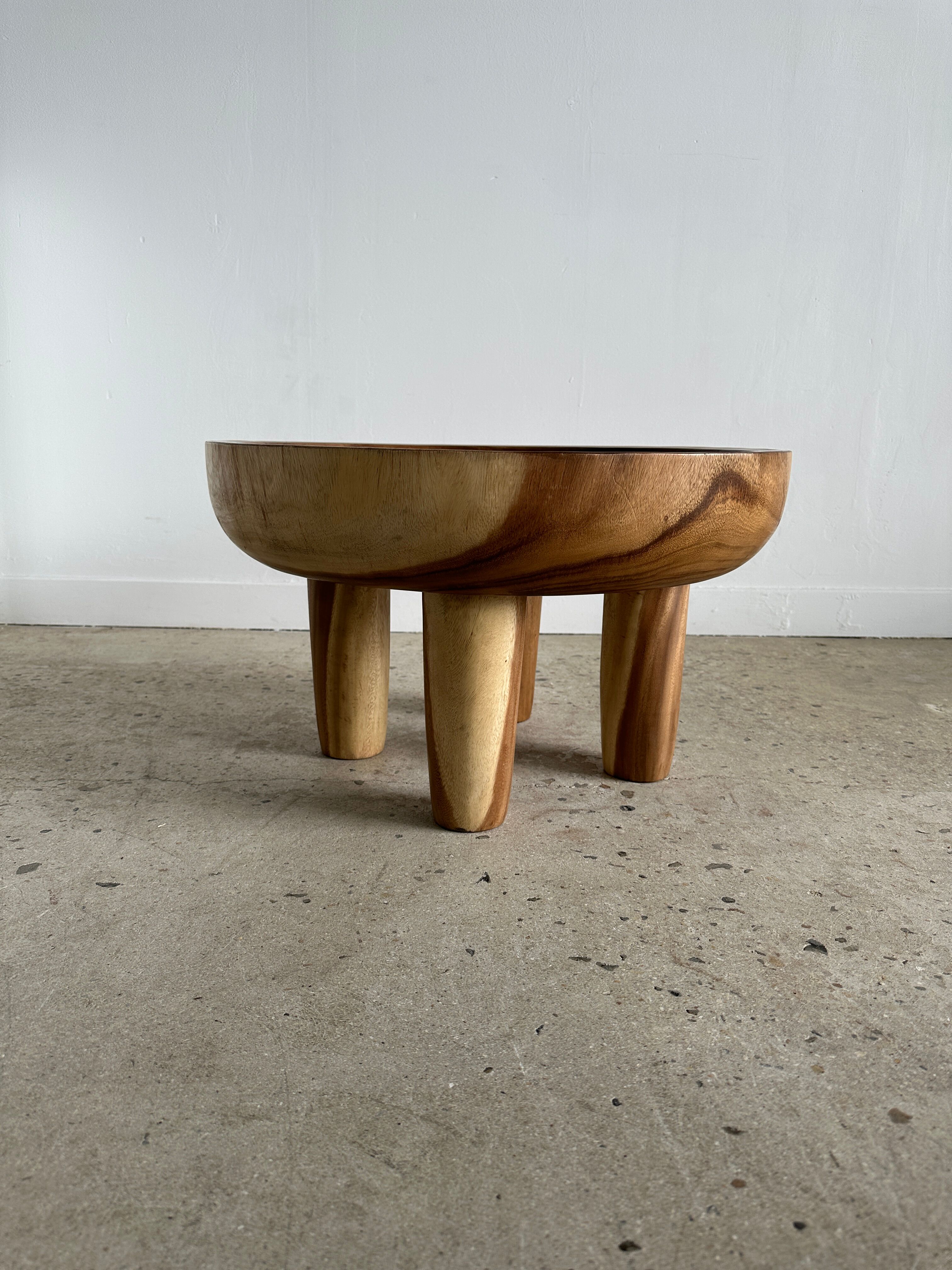 Coffee table, quadripod suar coffee table