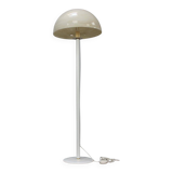 Lampadaire en métal et plastique blanc, Allemagne 1970
