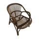 Vintage rattan armchair