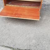 Vintage shoe cabinet compass feet