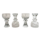 Vintage Holmegaard Per Lutken Hunter Jaeger Design Port Wine Glasses -