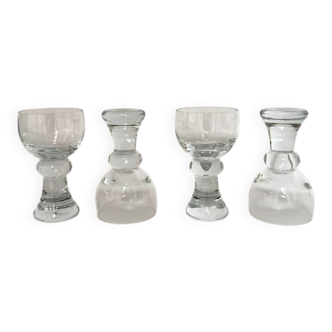 Vintage Holmegaard Per Lutken Hunter Jaeger Design Port Wine Glasses -