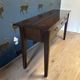 Console table in cherry wood with 3 drawers