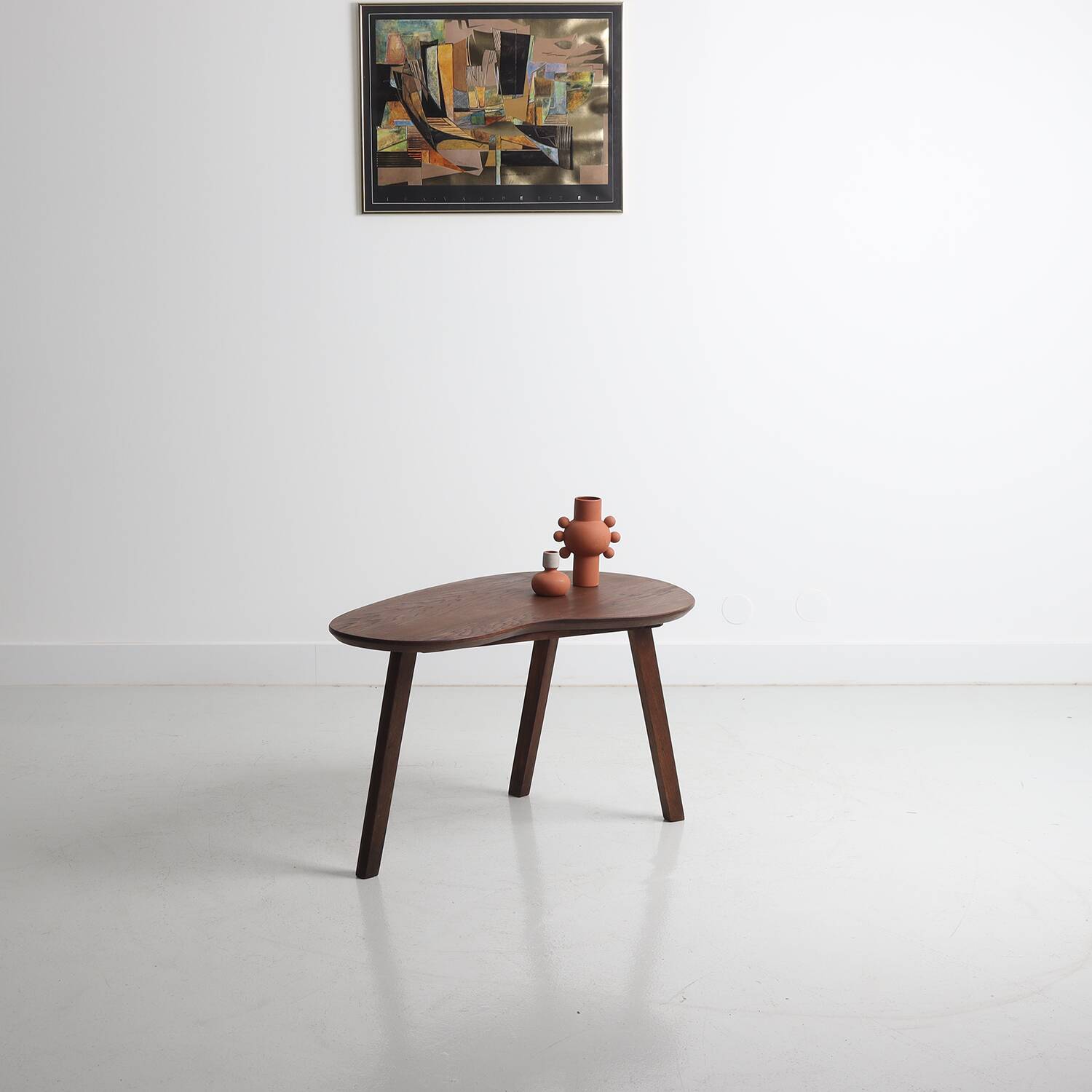 Vintage coffee table organic shape