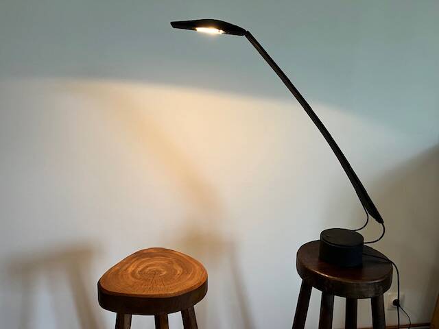 Italiana luce desk lamp Dove model, design Mario Barbaglia and Marco Colombo
