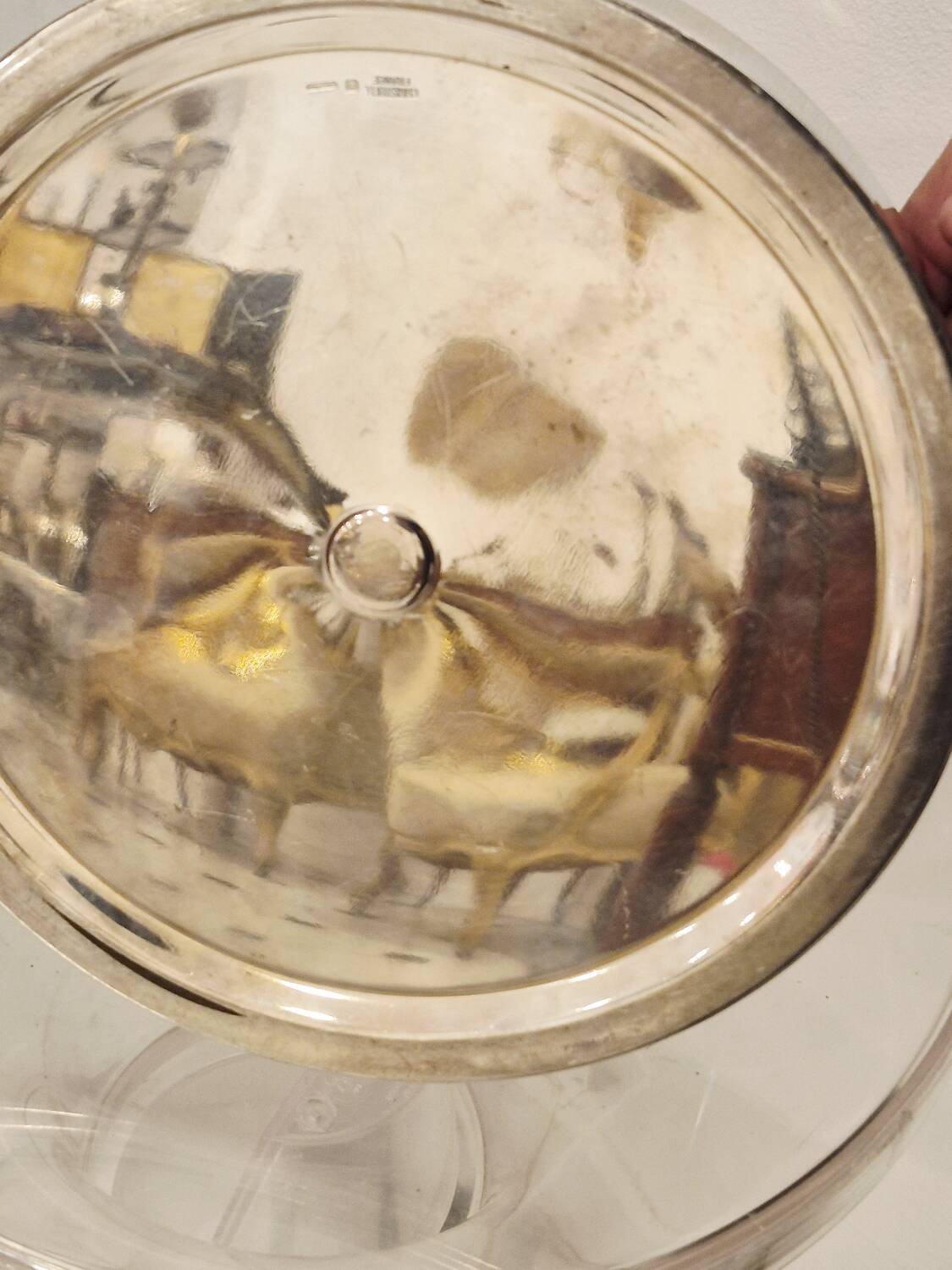 Christofle silver-plated condiment service