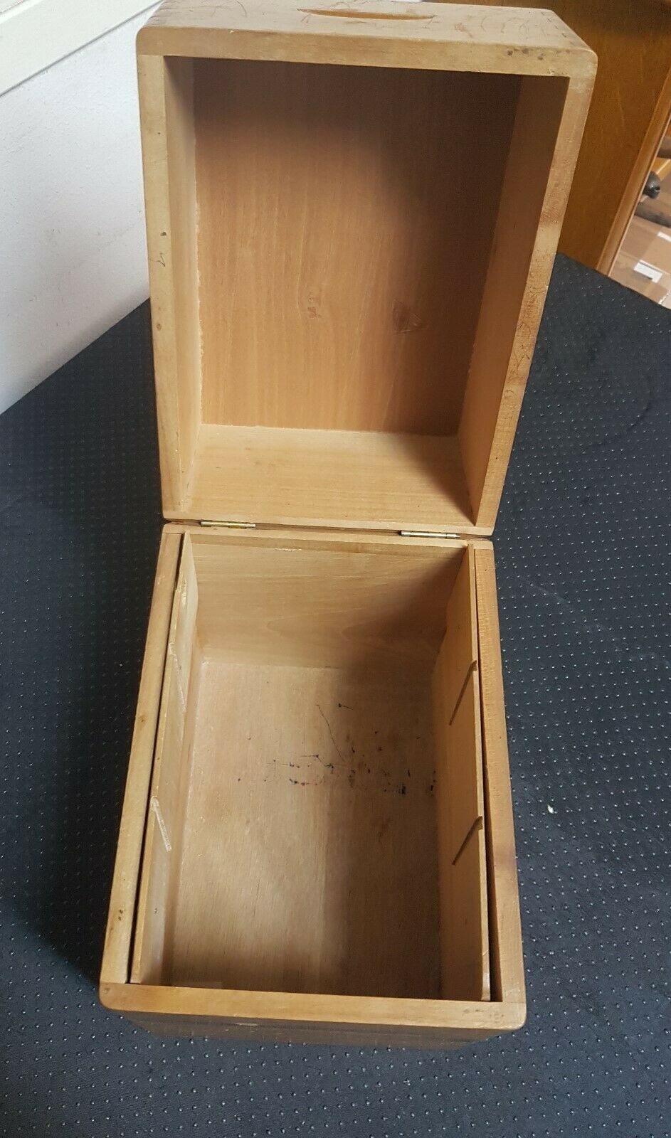 Wooden storage box