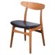 Oak Dining Chair attributed to Hans J. Wegner for Carl Hansen & Son, Denmark, 1952