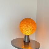 Table Lamp "Marte" with base in black marble Marquina Jonh & Silvia Reid 1960s