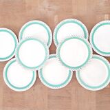 Longchamp earthenware dessert plates