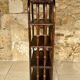 Vintage bamboo and rattan bookshelf, 4 shelves, Circa 1960/1970