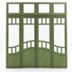 4 Art Nouveau partition doors + transom