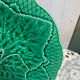 Gien stamped majolica dessert plate