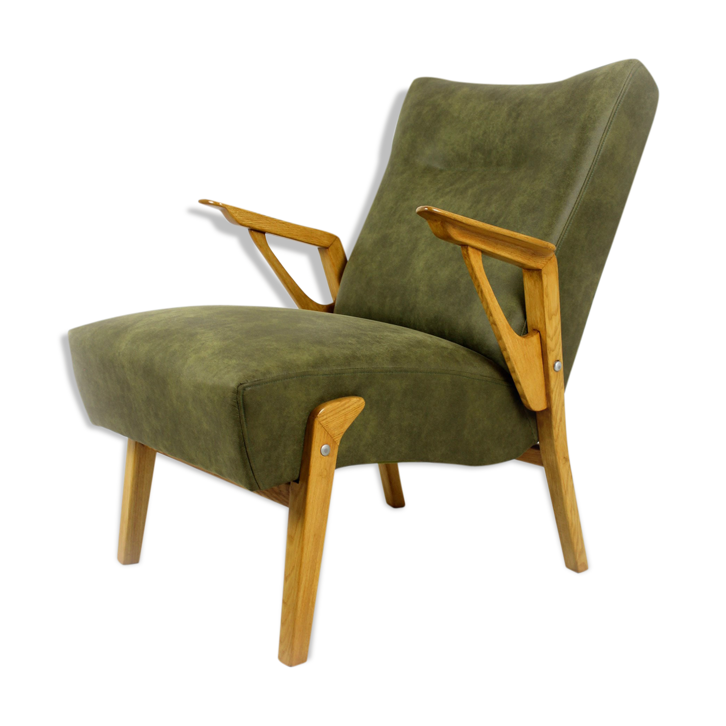 Mid-century ash armchair, 1960s