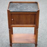Bedside table, curtain bedside table, marble bedside table