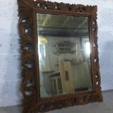 Vintage wooden mirror