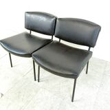 Vintage Conseil Chairs by Pierre Guariche 1950's, France