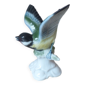 German porcelain titmouse, Gerold Porzellan Bavaria Western Germany