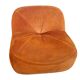 Set Vintage Anni '70: Divano 3 Posti + Poltrona in Velluto Arancione