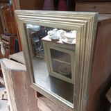 Miroir en bois doré 43x51cm