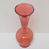 Art Czech glass vase, by Glasswork Novy Bor, 1950s